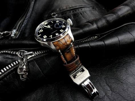 iwc big pilot belt|IWC leather straps.